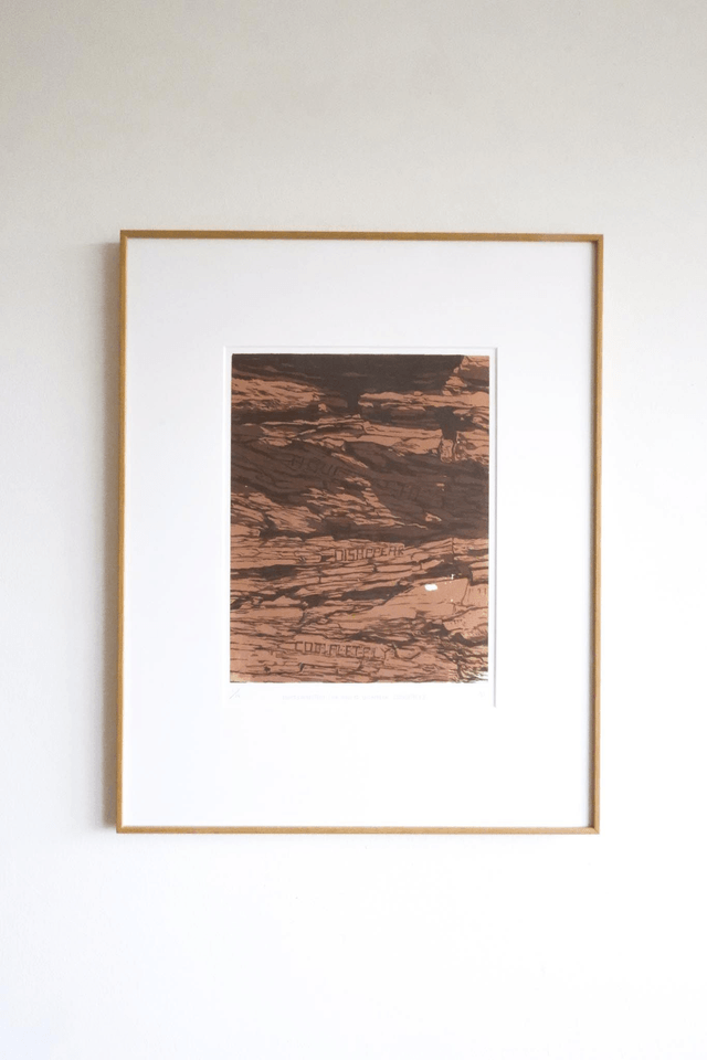 Woodcut 'Buntsandstein'