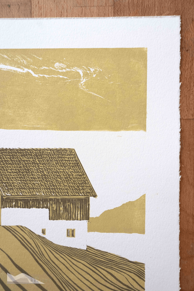 Woodcut 'Solitude'