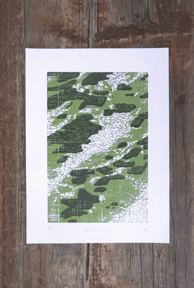 Woodcut ‘Abstraction I’