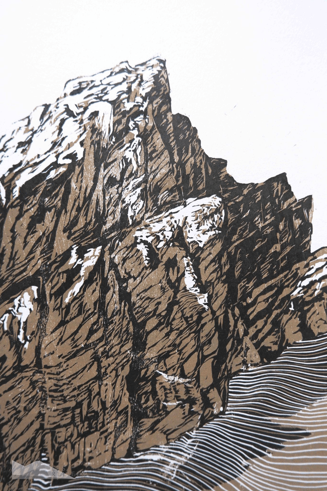 Woodcut 'Jallouvre'