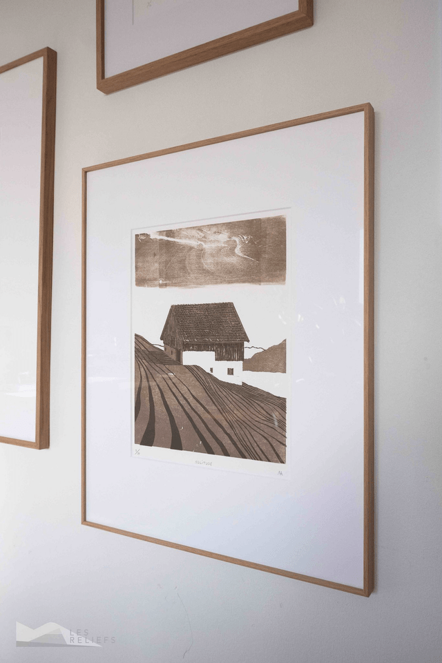Woodcut 'Solitude'