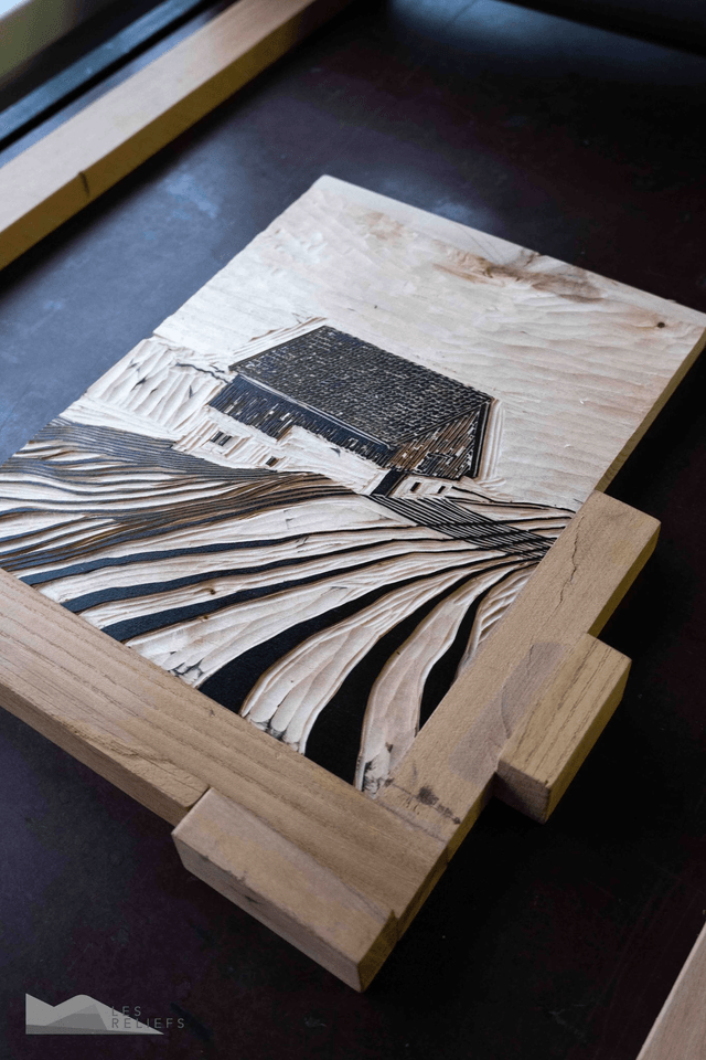 Woodcut 'Solitude'