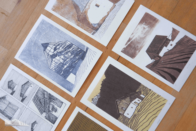 Architecture postcard set