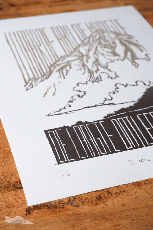 Woodcut '& Vice versa'