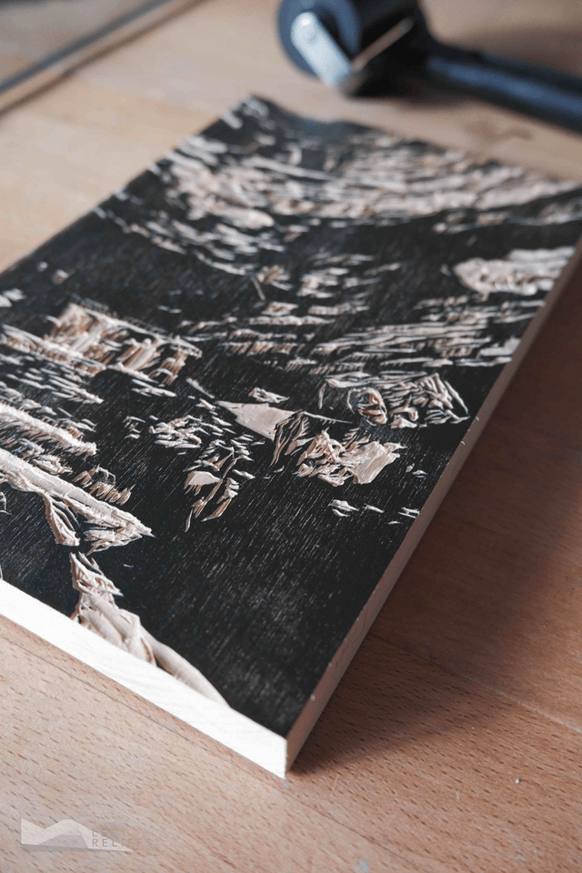 Woodcut 'Source'