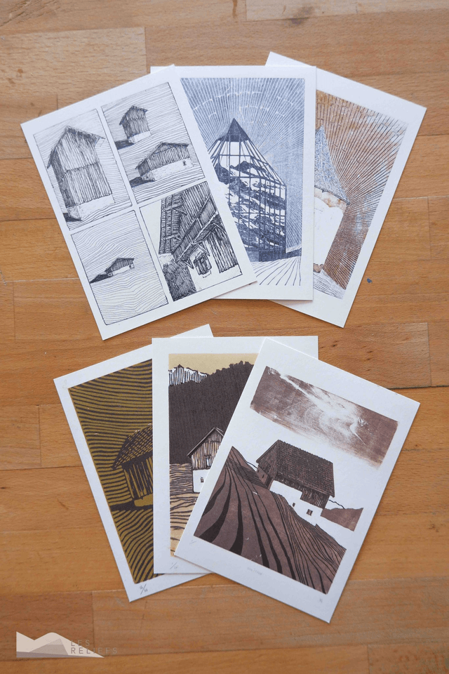 Architecture postcard set