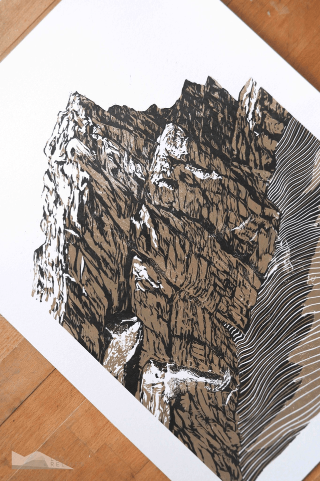 Woodcut 'Jallouvre'