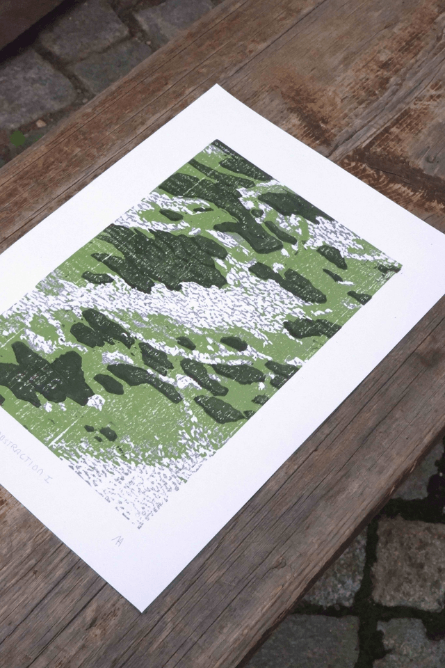 Woodcut ‘Abstraction I’