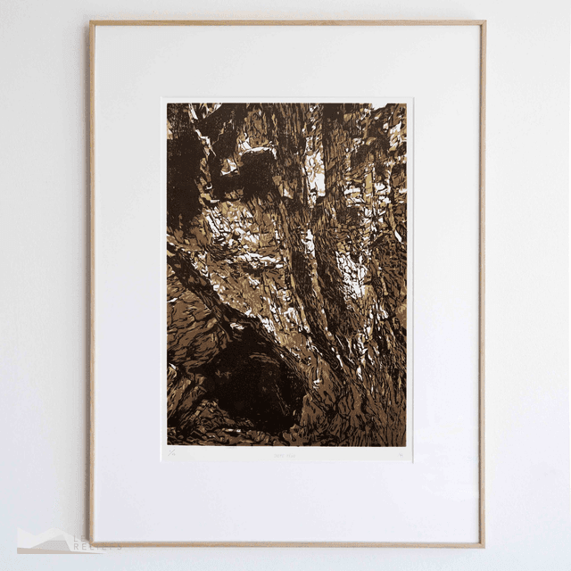 Woodcut &#039;Diepe Tijd&#039;