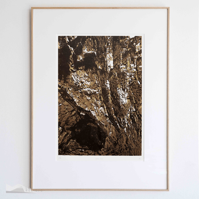 Woodcut 'Diepe Tijd'