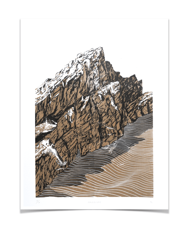 Woodcut 'Jallouvre'